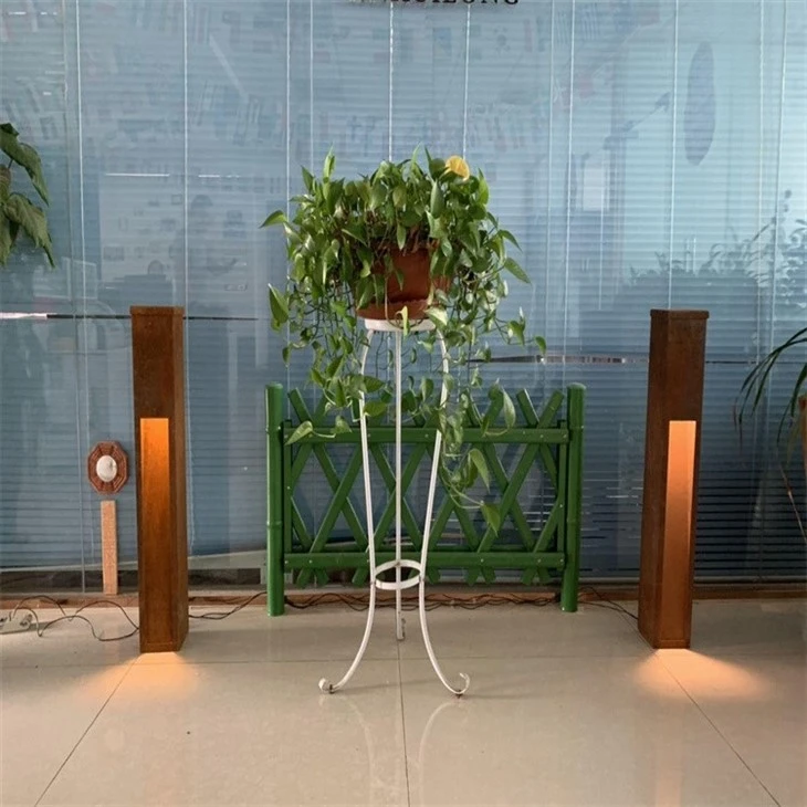 Corten Standing Light Box