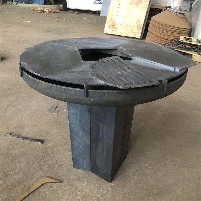 Corten Steel Bbq For Outdoor Use
