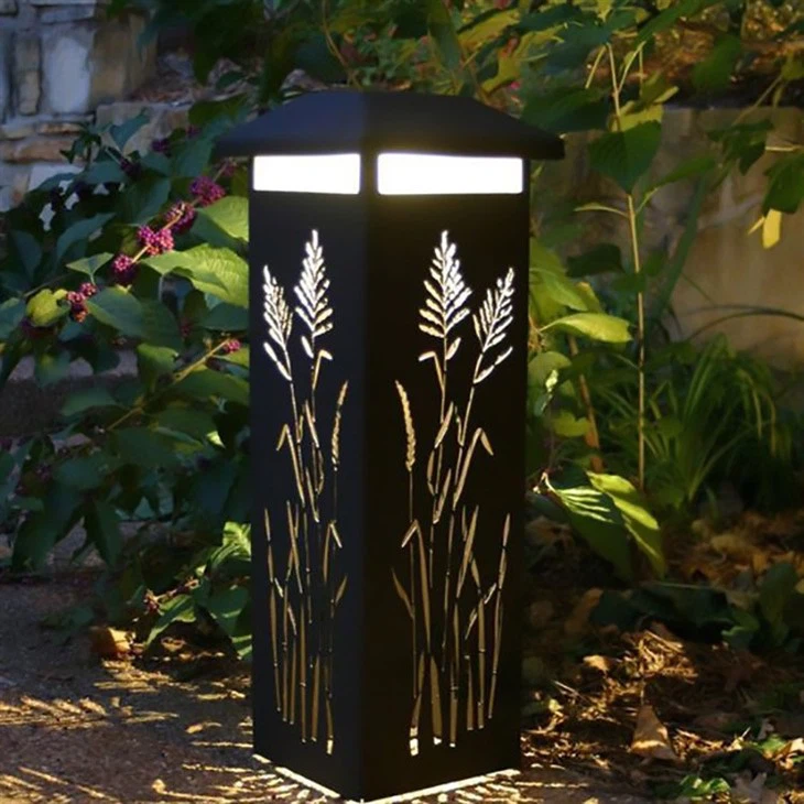 Corten Steel Standing Light Box