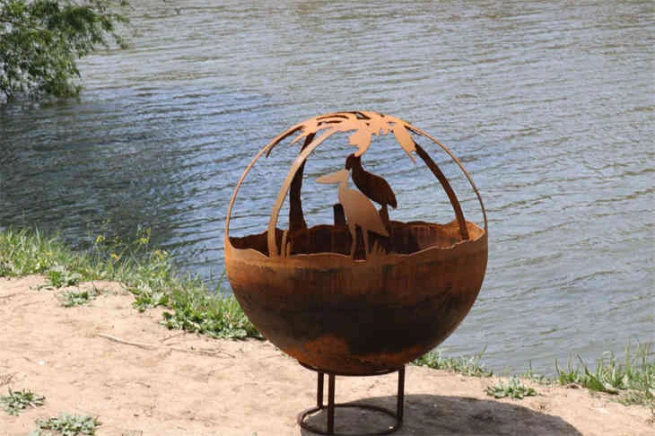 Hot Sale Cheap Outdoor Corten Steel Fire Pit