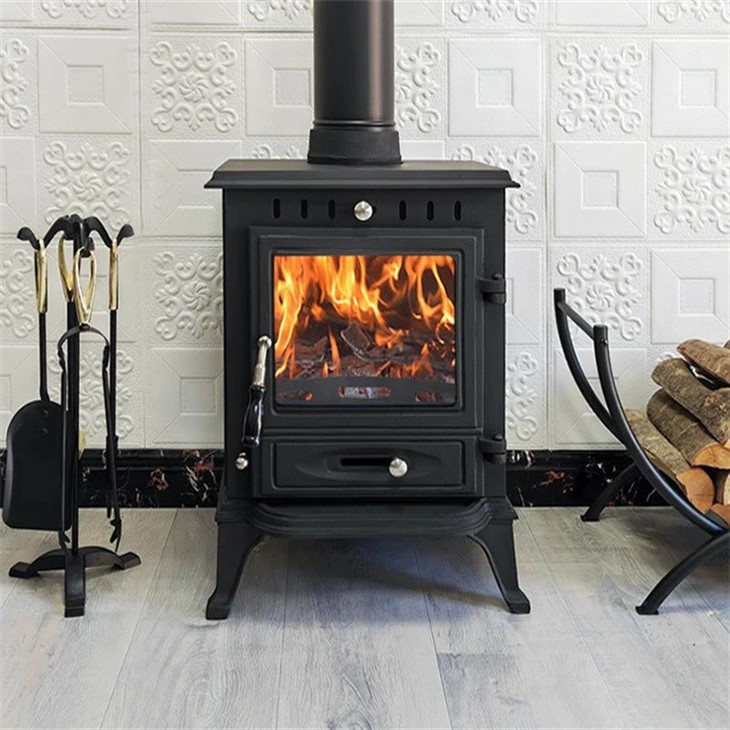 White Roman Style Surround Fireplace