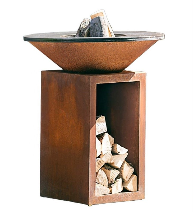 Charcoal BBQ Grill Kitchen Fire Pit