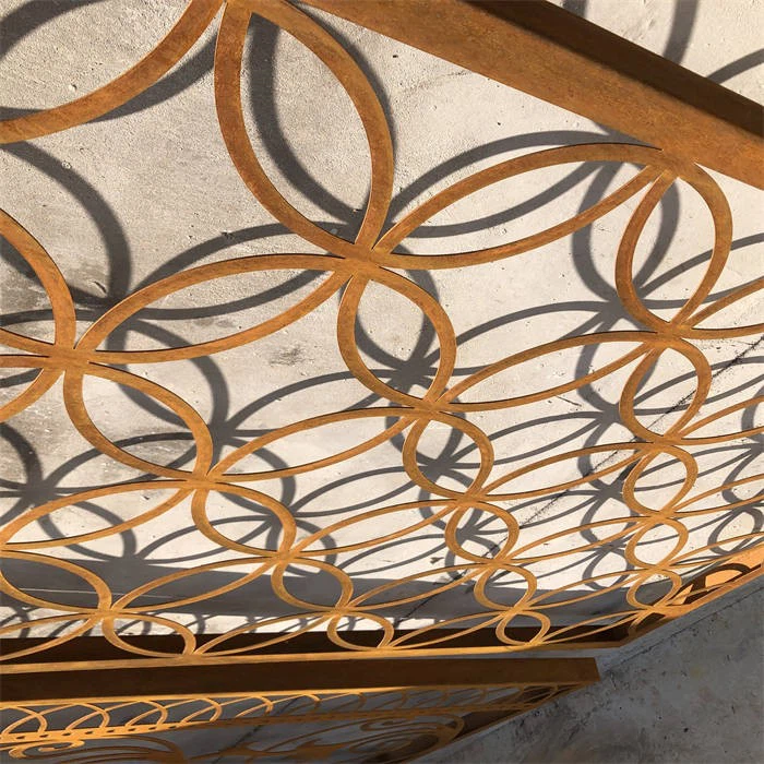Indoor Private Protection Corten Steel Screen Panel