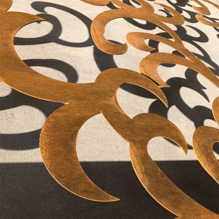 Indoor Private Protection Corten Steel Screen Panel