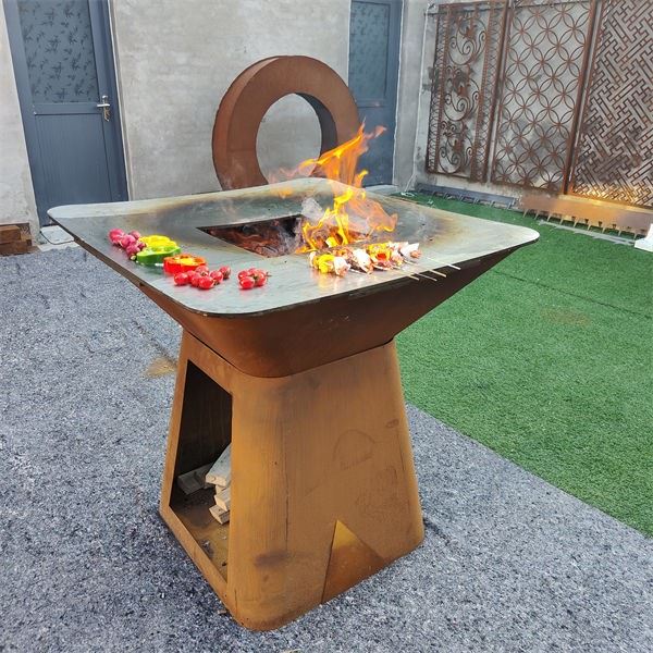 Rusty Grill Corten Steel BBQ Grill best