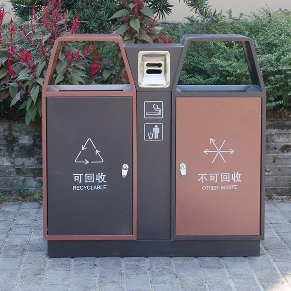 Stainless Steel Outdoor Garbage Trash Can